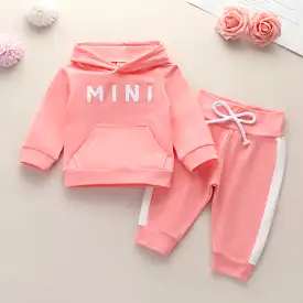 Infant Hooded Jackets+Pants Tracksuit