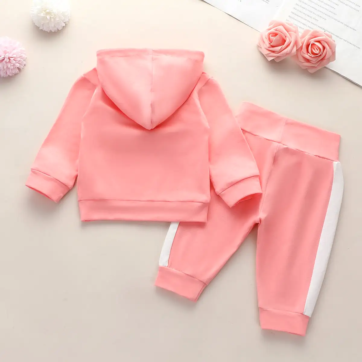 Infant Hooded Jackets+Pants Tracksuit