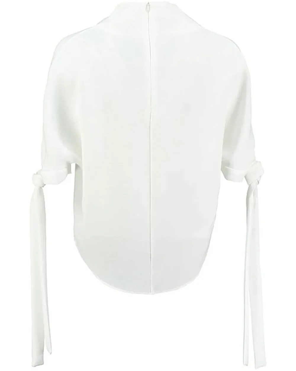 Ivory Georgette Champion Pedernal Top