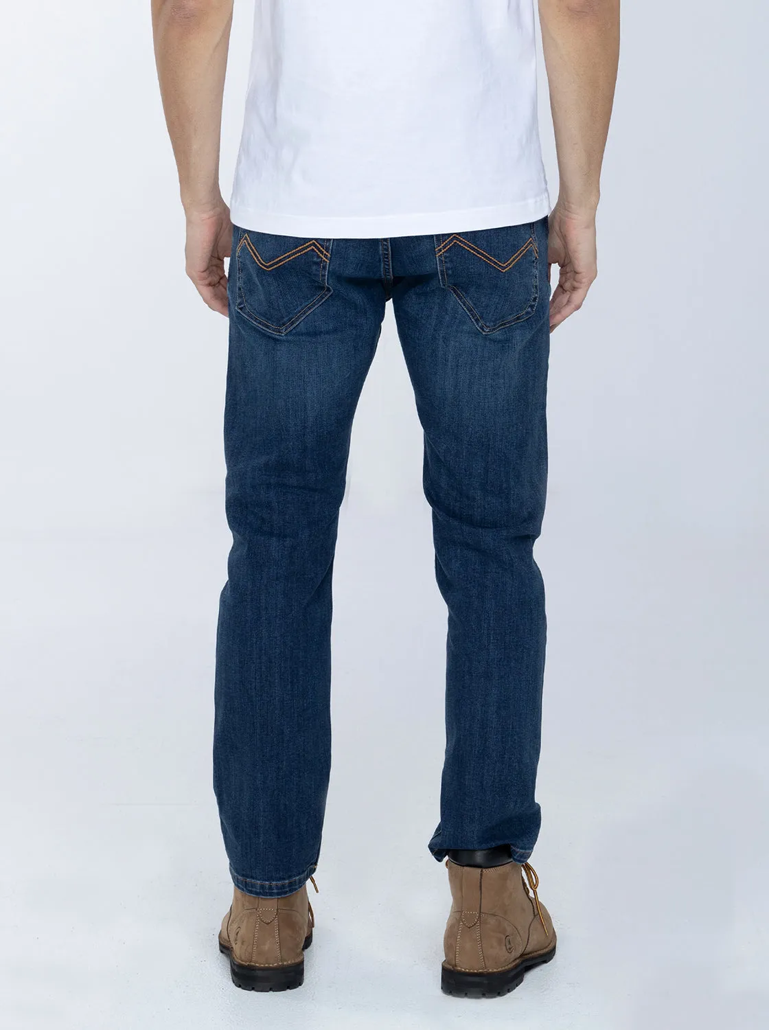 Jag Men's Tapered Jeans in Blue Rebel