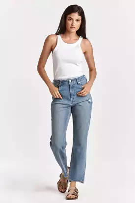 Jody High Rise Cropped Straight Jeans