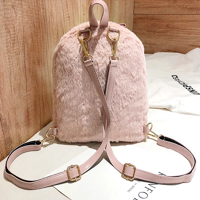 Kawaii Bunny Ear Plush Backpack AD12763