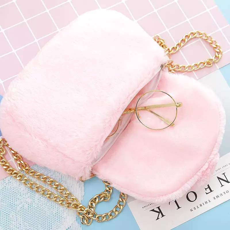 Kawaii Plush Bunny Ear Shoulder Bag AD12163