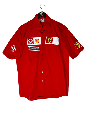 Kopie van Vintage Ferrari Button Shirt L