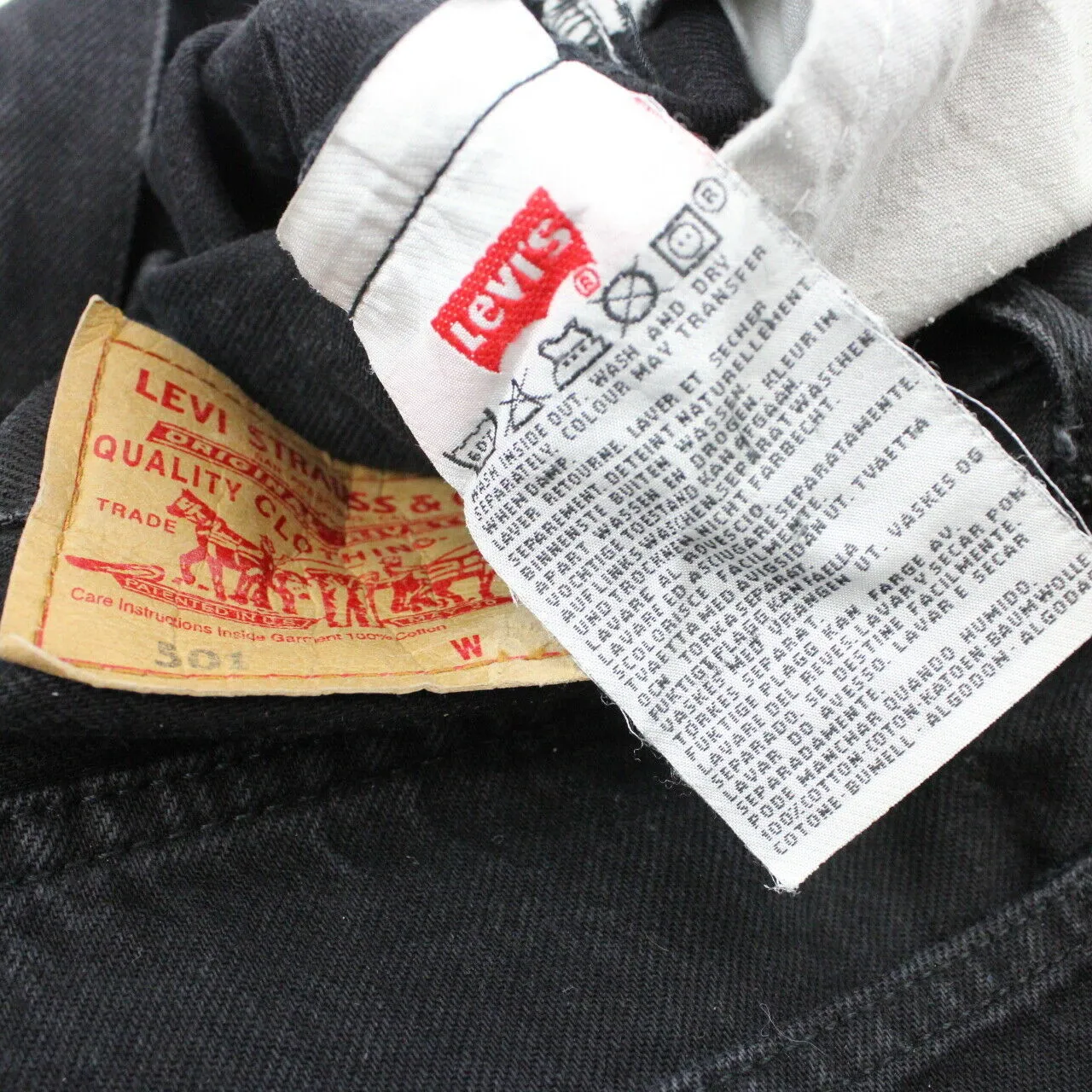 LEVIS 501 Jeans Black | W34 L28