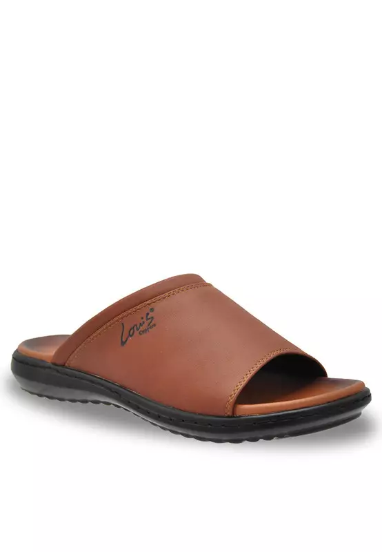 Louis Cuppers Louis Cuppers Slip On Faux Leather Casual Sandals