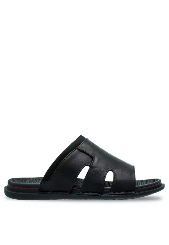 Louis Cuppers Louis Cuppers Slip On Faux Leather Classic Casual Sandals