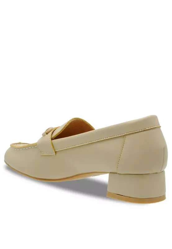 Louis Cuppers Louis Cuppers Slip On Faux Leather Fashion Heels