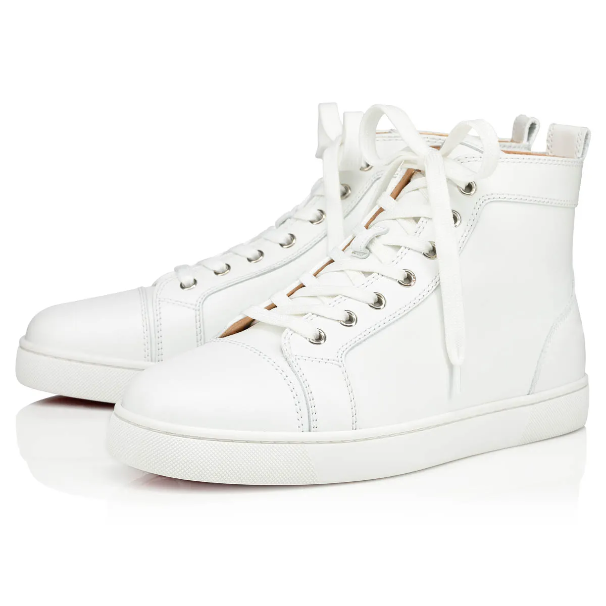 Louis High-top sneakers - Calf leather - White - Men