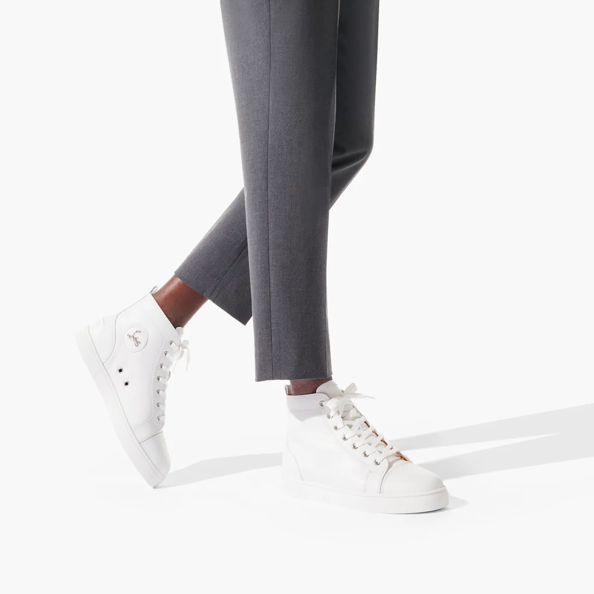 Louis High-top sneakers - Calf leather - White - Men