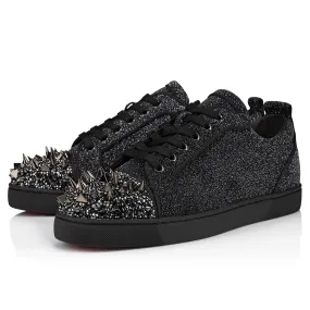 Louis Junior P Pik Pik Strass Sneakers - Suede, leather Comete and strass - Black - Men