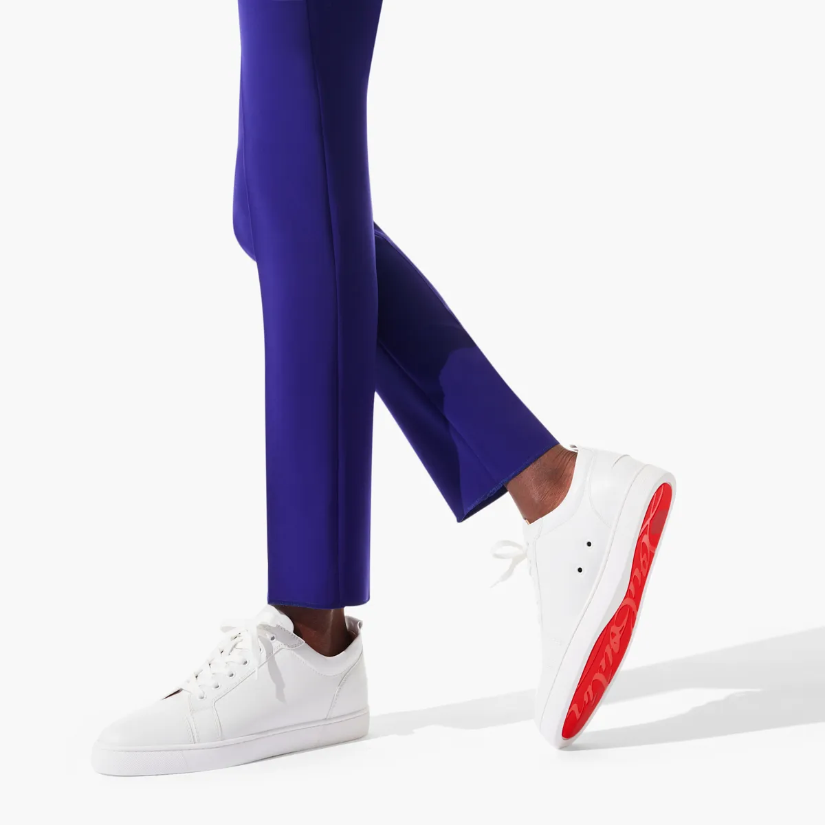 Louis Junior Sneakers - Calf leather - White - Men