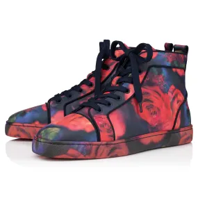 Louis Sneakers - Roses printed calf leather - Multicolor - Men