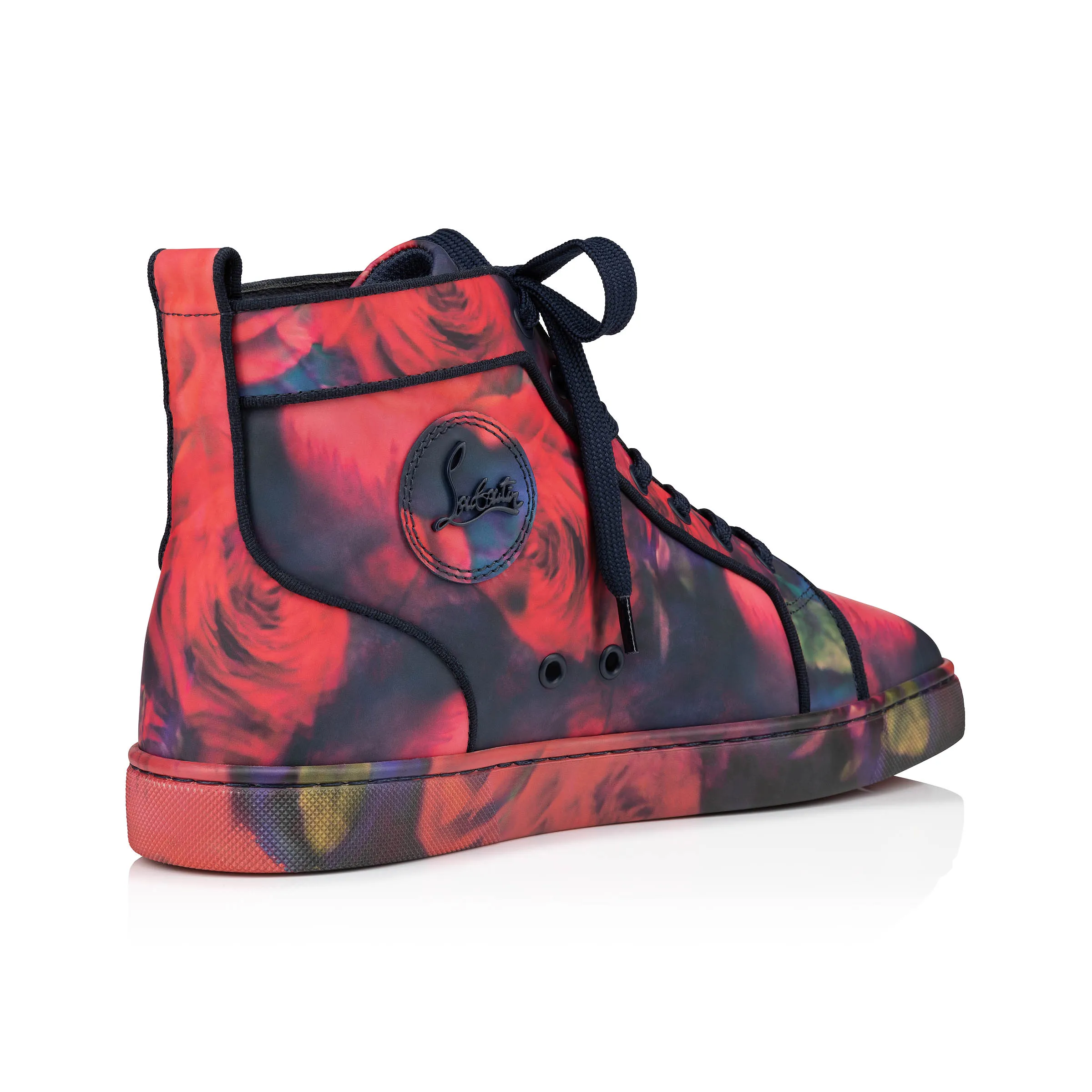 Louis Sneakers - Roses printed calf leather - Multicolor - Men