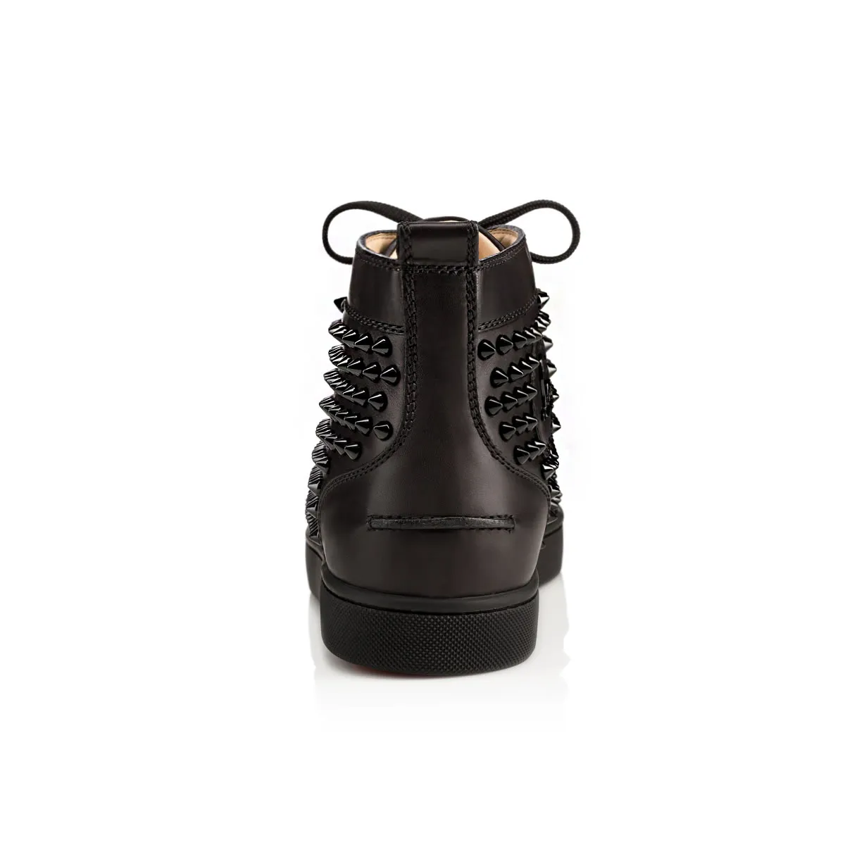 Louis Spikes Sneakers - Calf leather and spikes - Black - Men