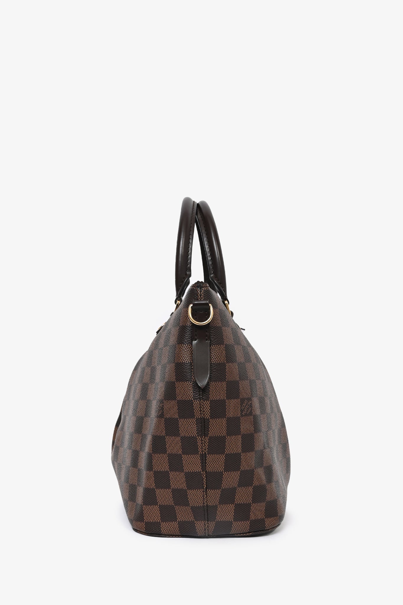 Louis Vuitton 2016 Damier Leather Ebene Siena Bag with Strap