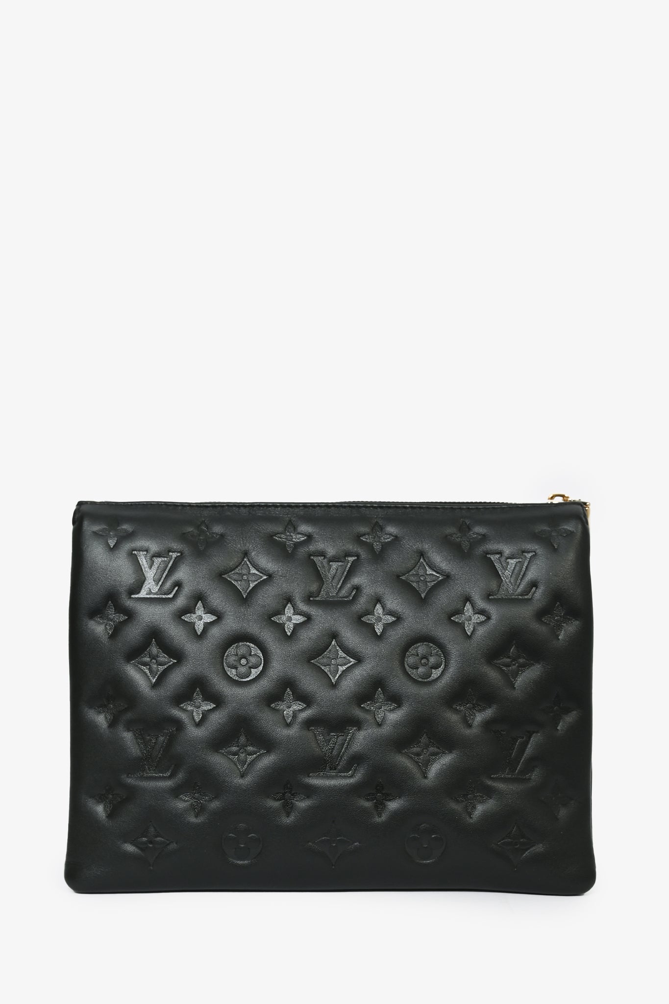 Louis Vuitton Black Leather 'Coussin PM' Crossbody Bag