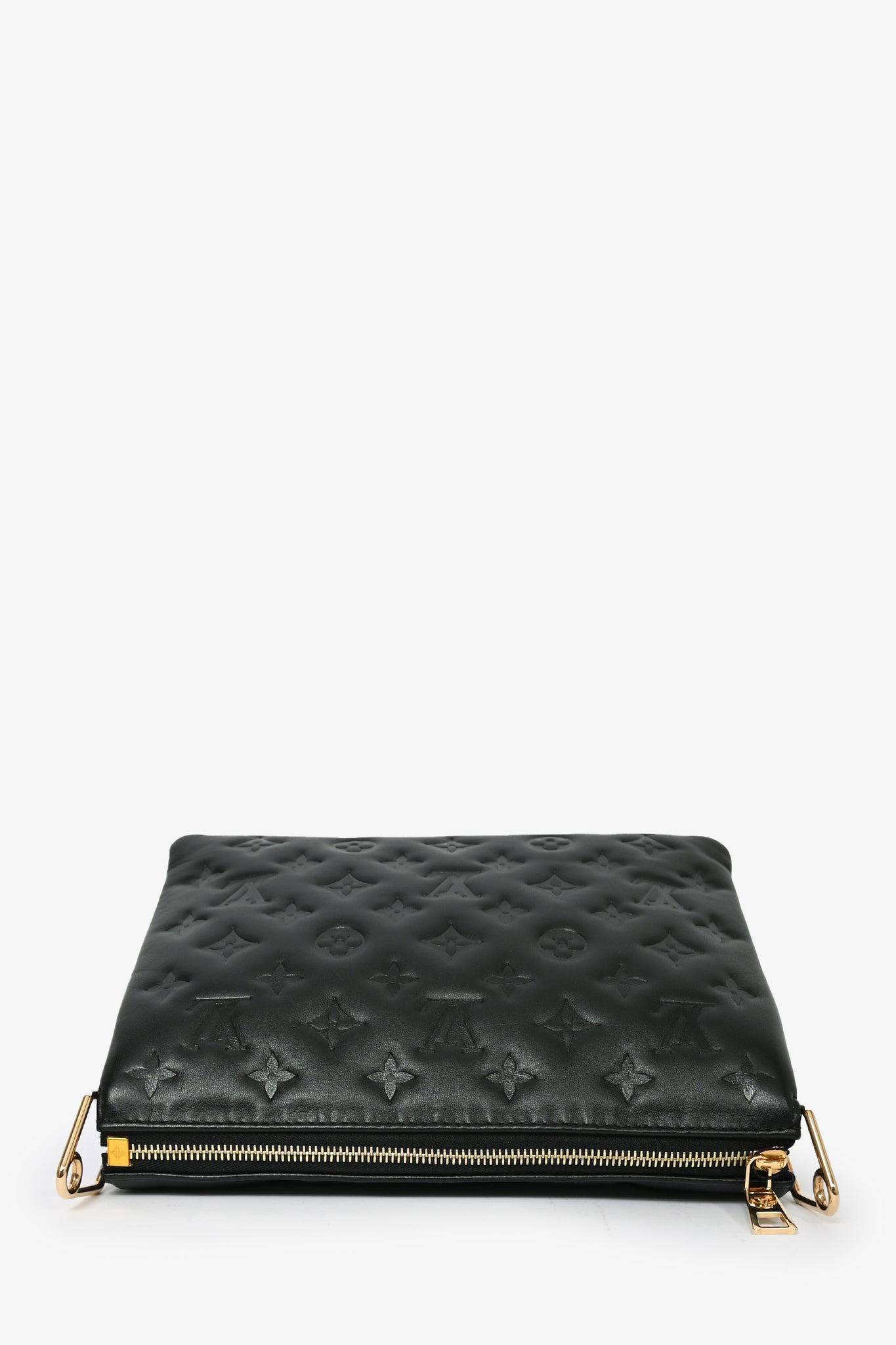 Louis Vuitton Black Leather 'Coussin PM' Crossbody Bag