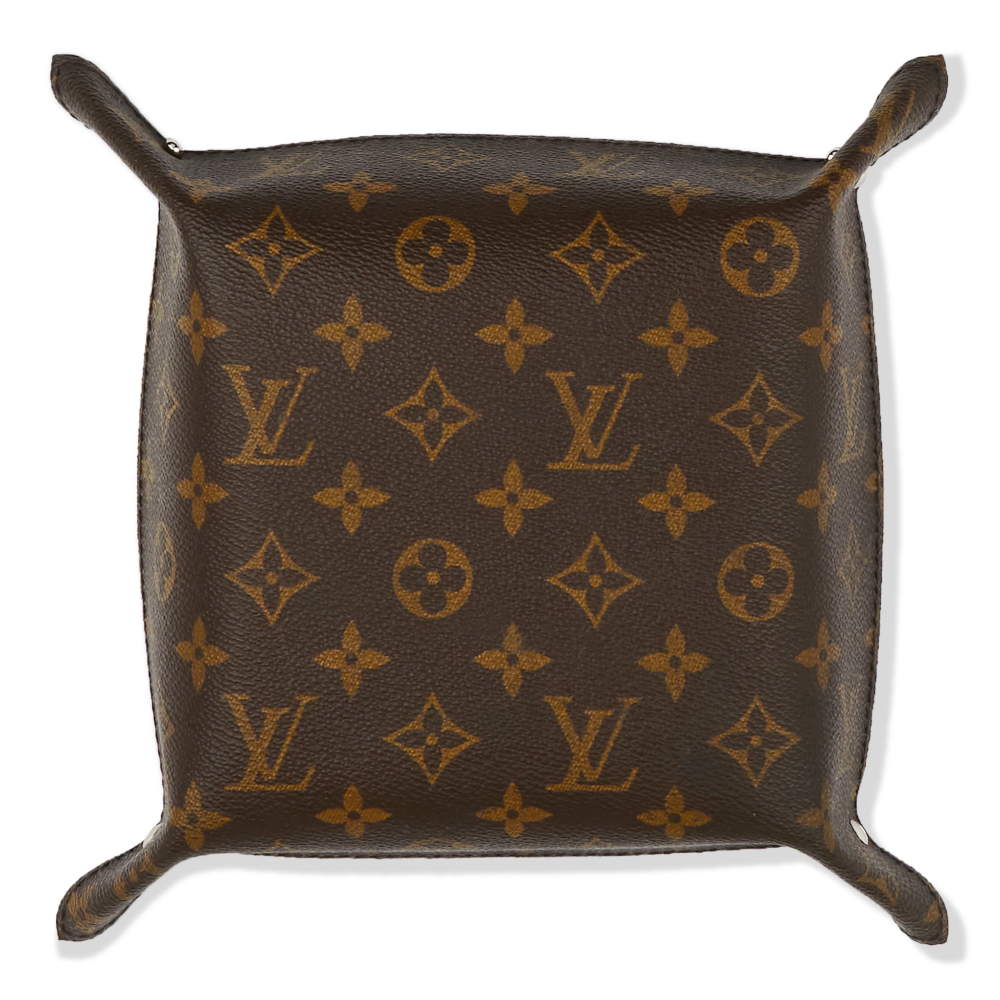 Louis Vuitton Monogram Brown Custom Leather Tray