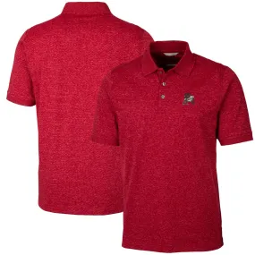 Men's Cutter & Buck Cardinal Arkansas Razorbacks Vault Advantage Tri-Blend Space Dye Big & Tall Polo