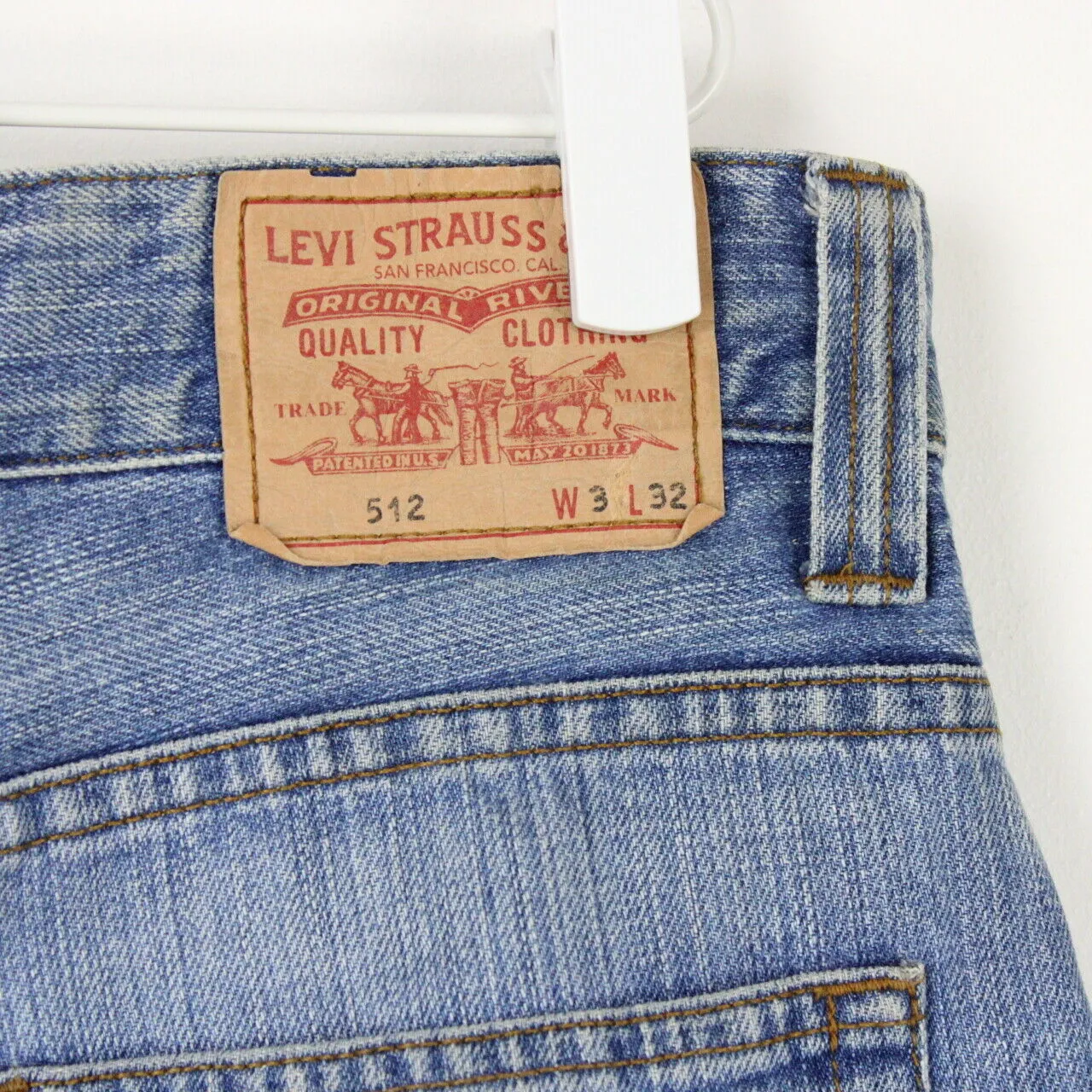 Mens LEVIS 512 Jeans Mid Blue | W33 L32