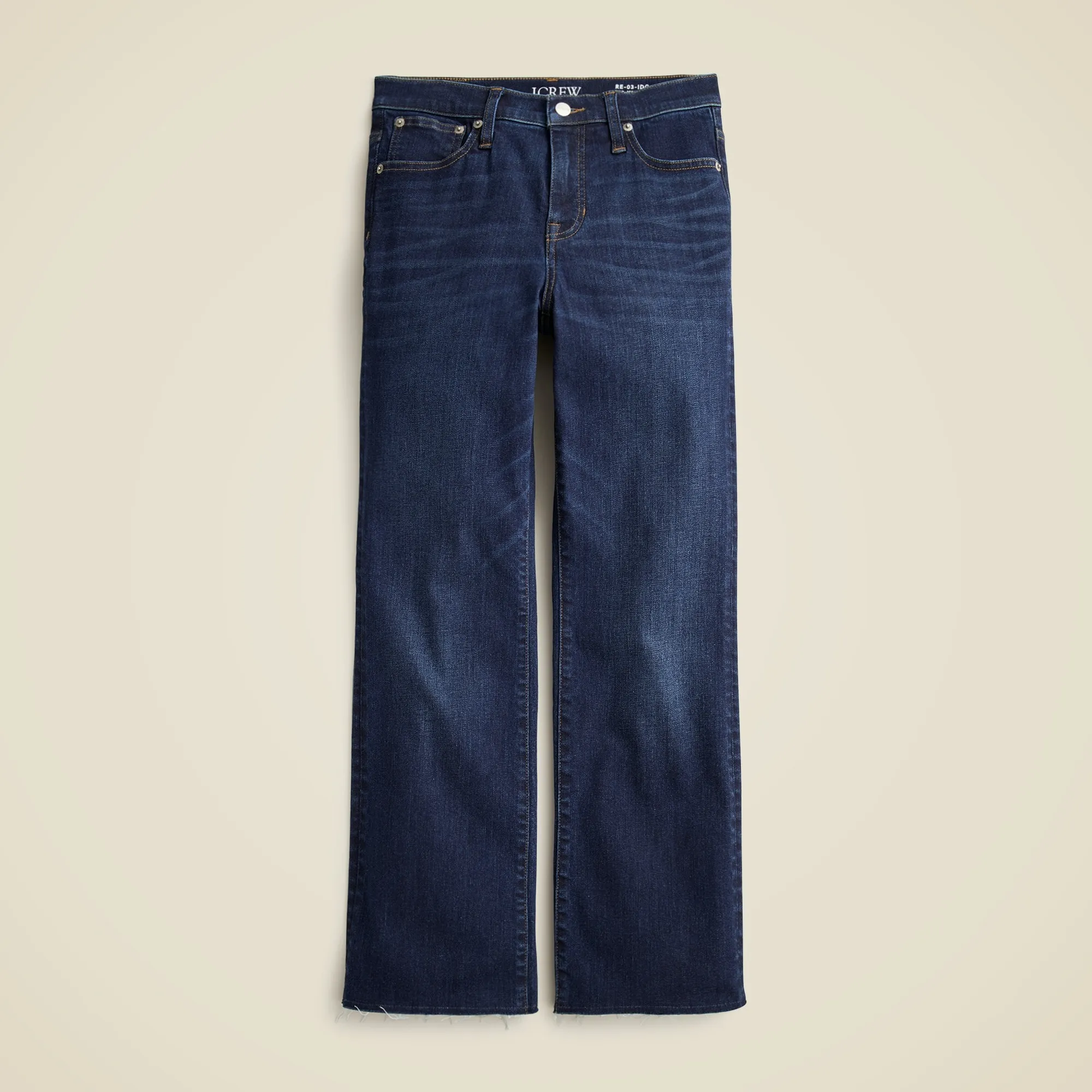 Mid-rise cropped kickout jean in 2003 super-stretch