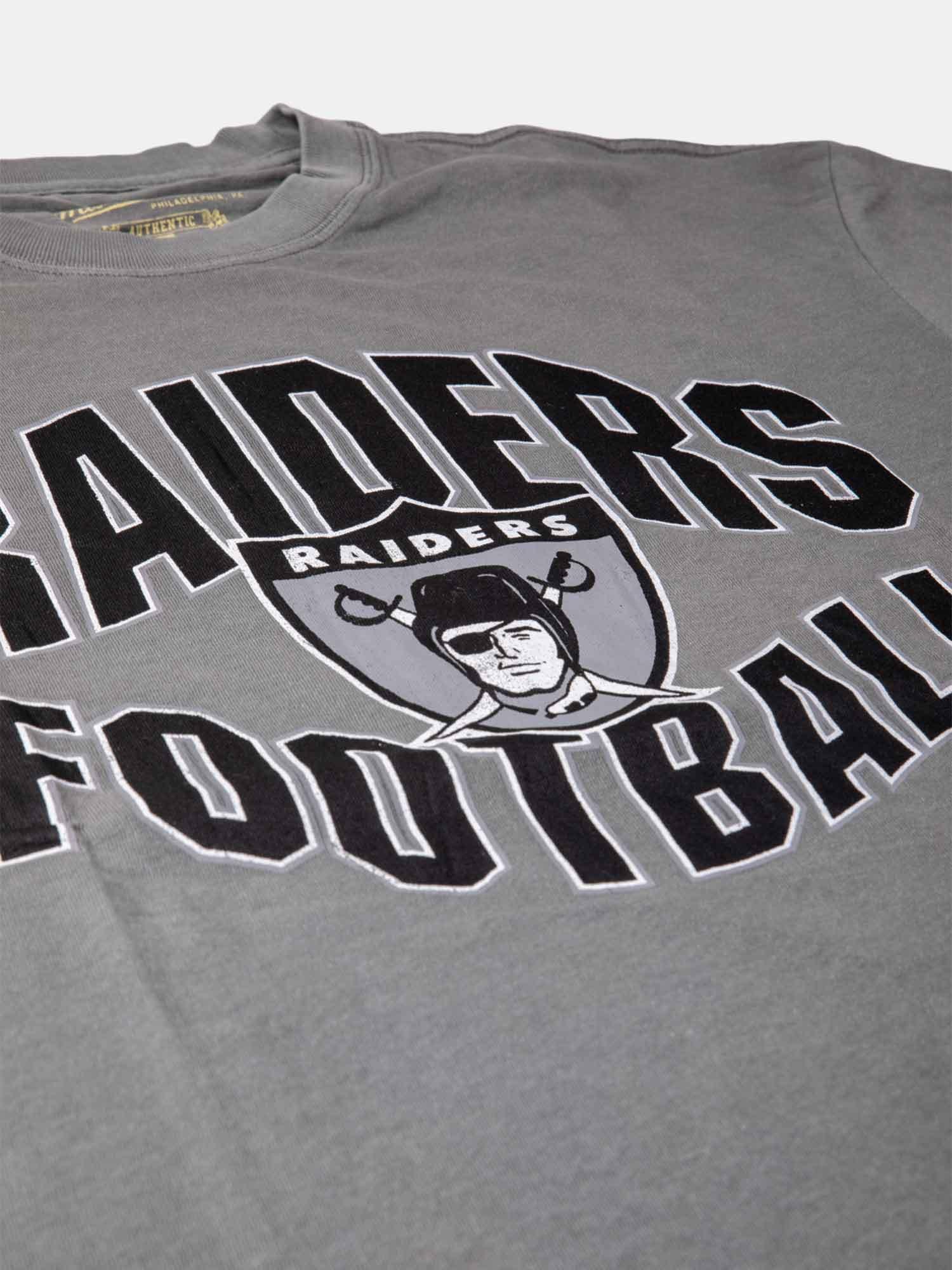 Mitchell & Ness LA Raiders Wave Arch Tee - Black