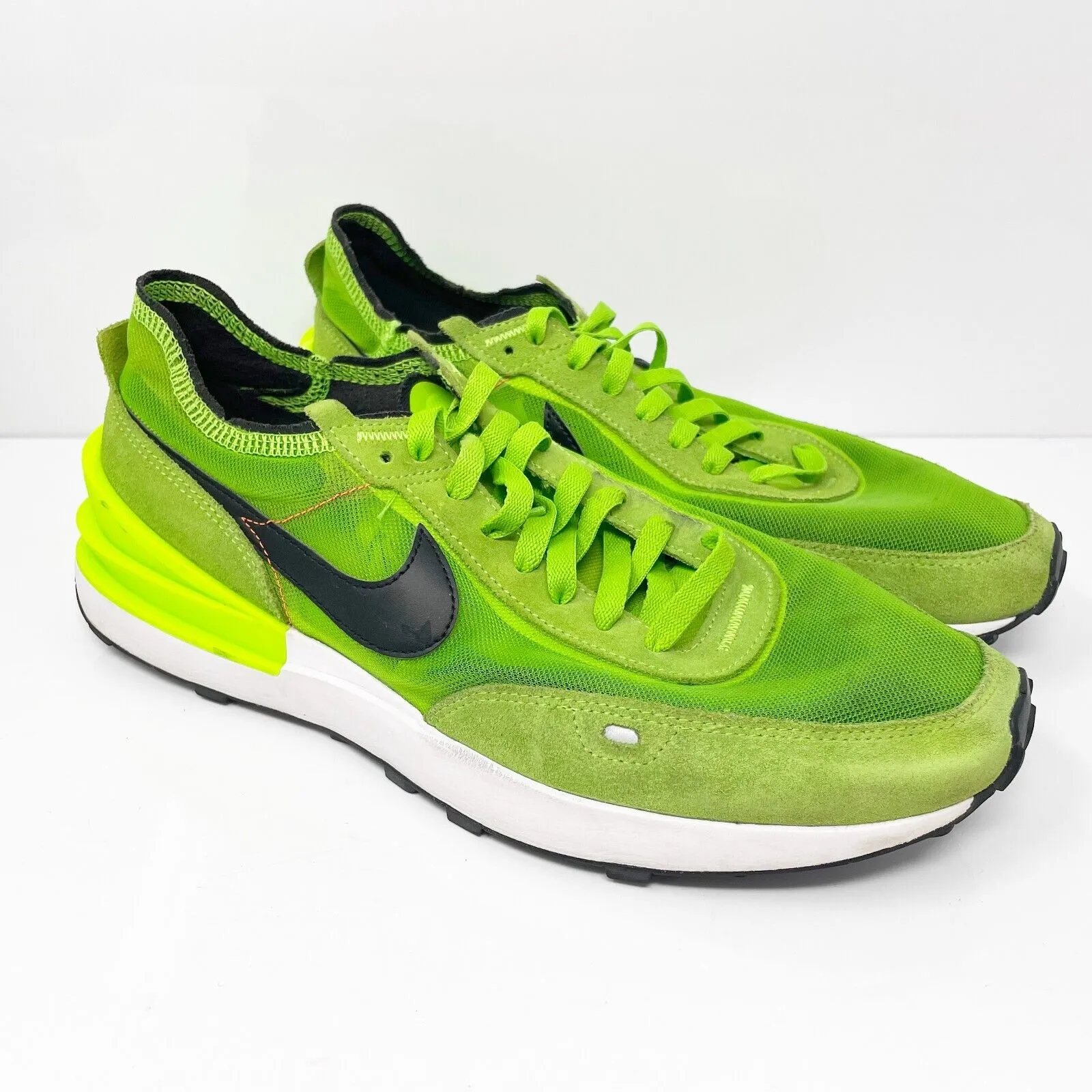 Nike Mens Waffle One DA7995-300 Green Running Shoes Sneakers Size 10