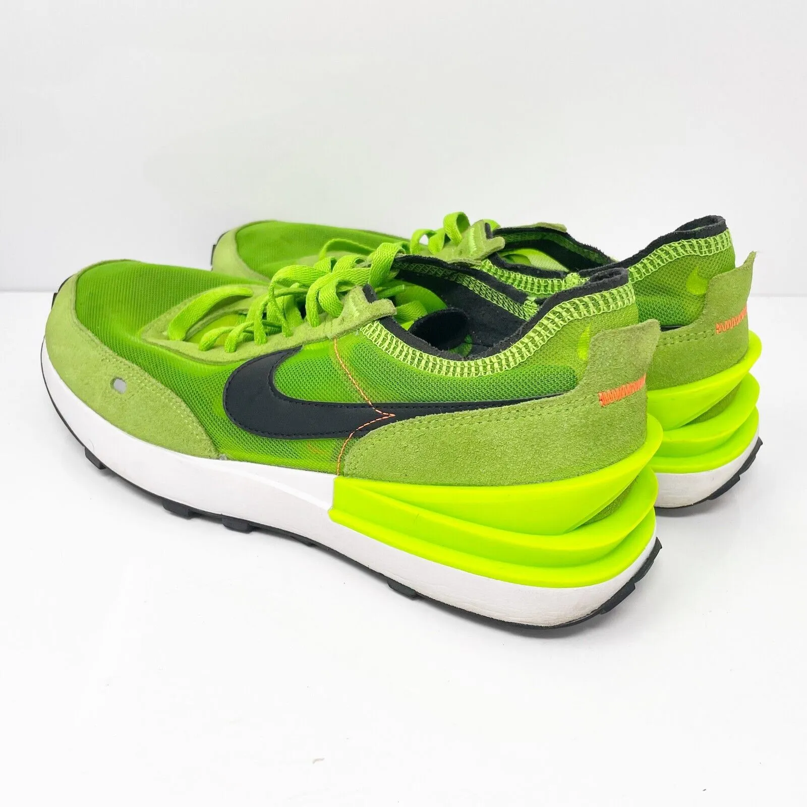 Nike Mens Waffle One DA7995-300 Green Running Shoes Sneakers Size 10