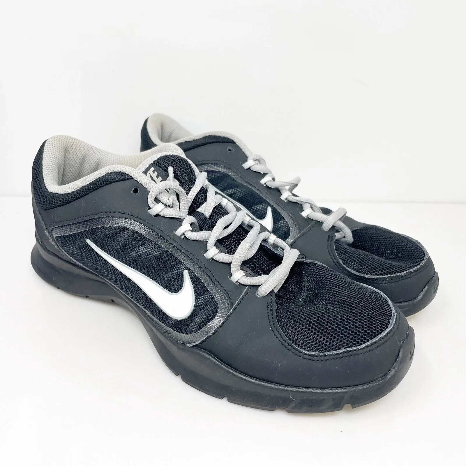 Nike Womens Flex Trainer 4 643088-001 Black Running Shoes Sneakers Size 8.5 W