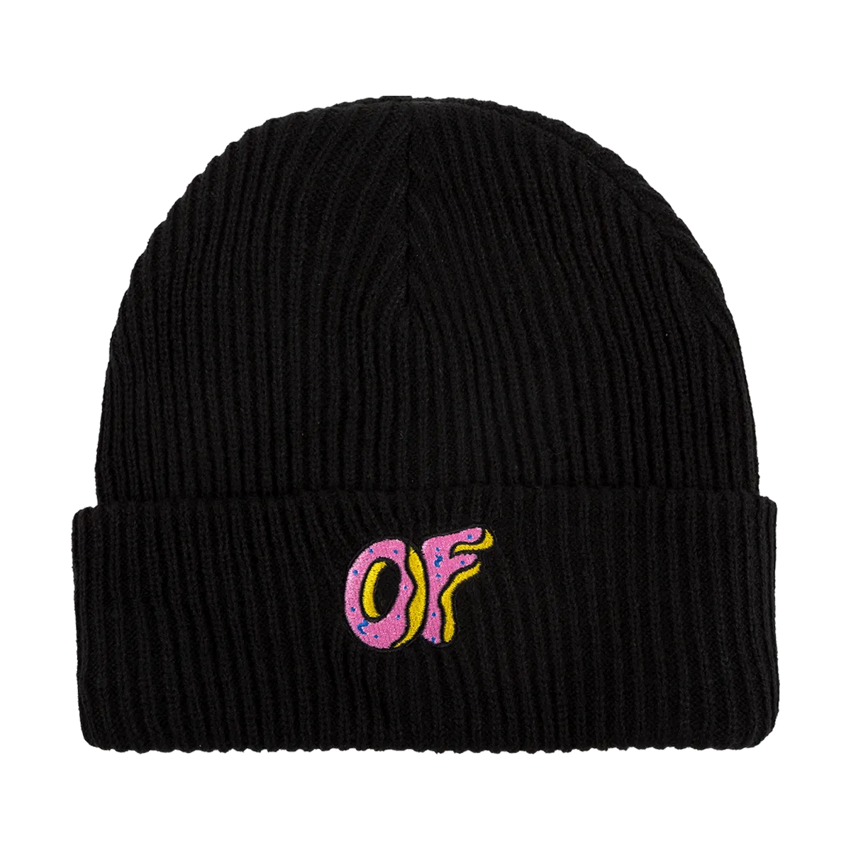 OF Black Cuff Beanie