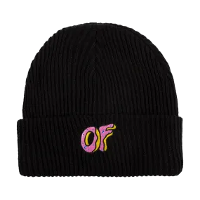 OF Black Cuff Beanie