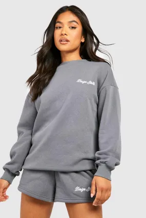 Petite Printed Hoodie Tracksuit