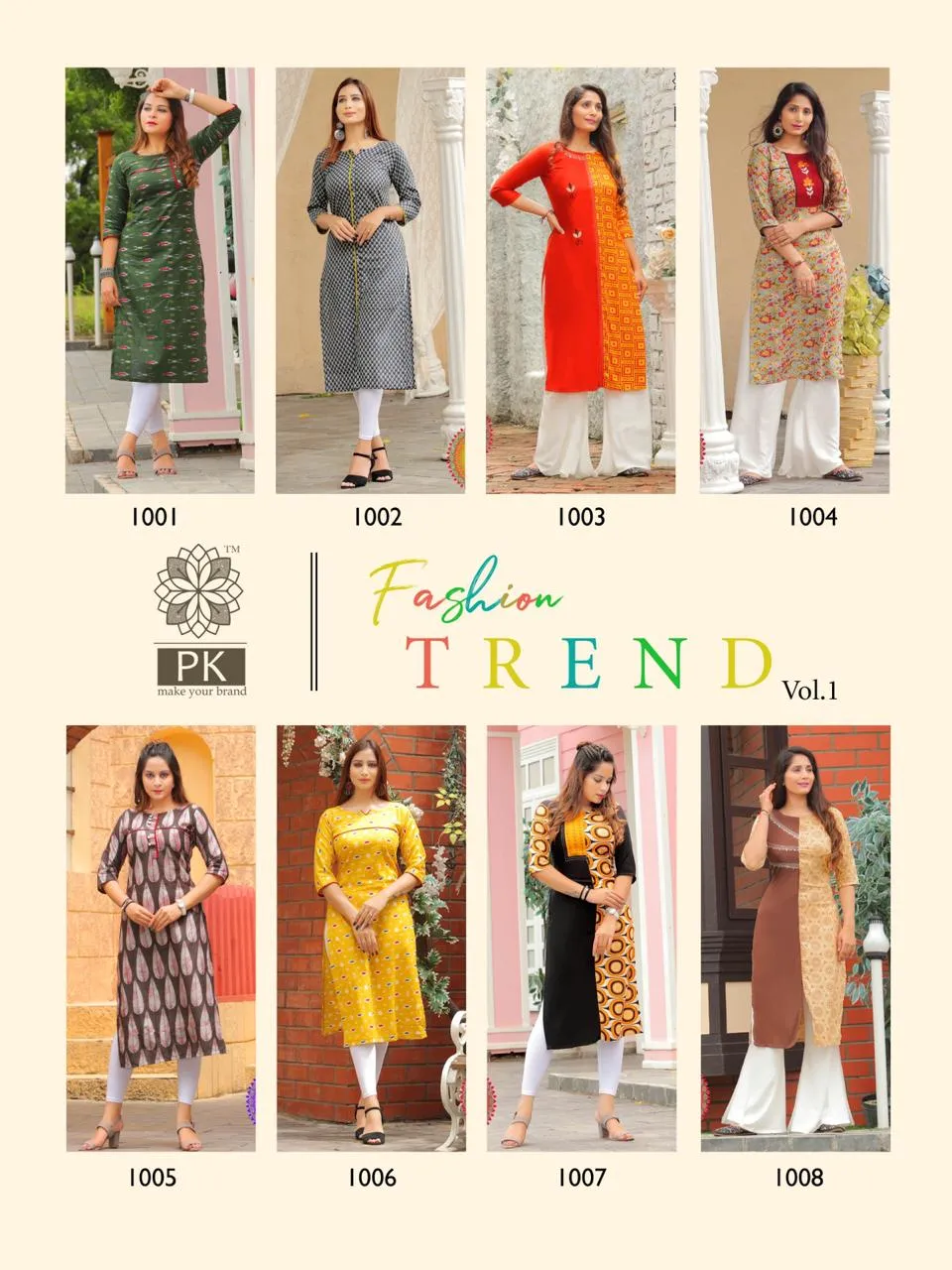 PK Fashion Trend Heavy Rayon Designer Kurti Collection