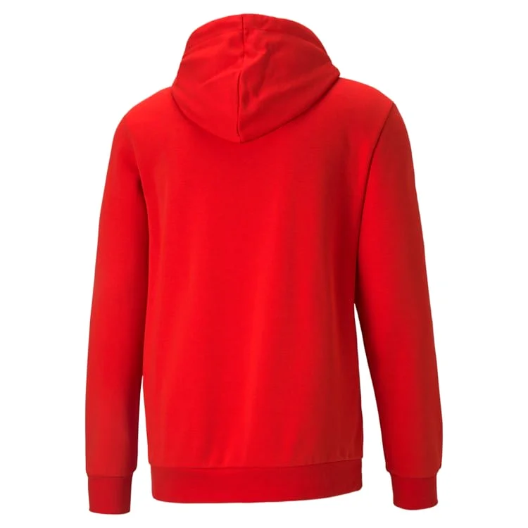 PUMA MEN'S ESSSENTIAL BIG LOGO HOOD RED