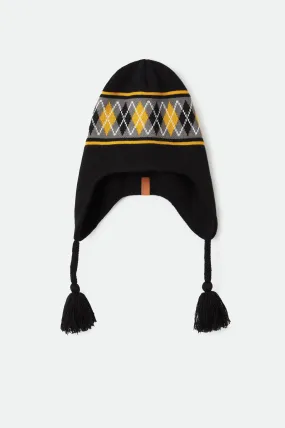 Ralphie Earflap Beanie - Black