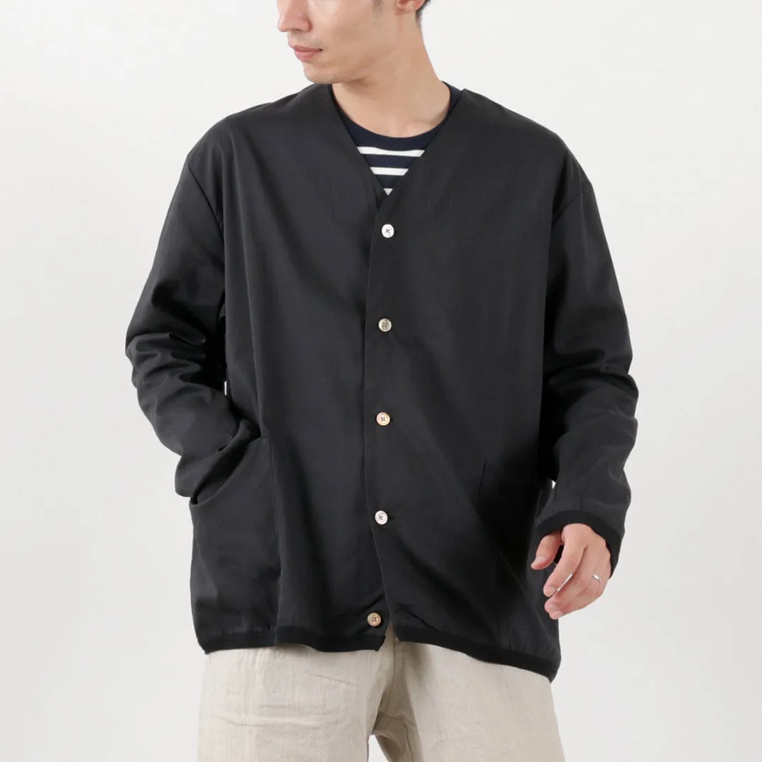 RE MADE IN TOKYO JAPAN（アールイー） リネン クールマックス シャツカーディガン / メンズ 羽織 春夏 麻 無地 日本製 シンプル Linen Cool Max Shirt Cardigan