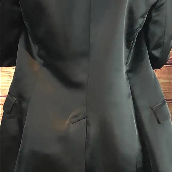 Roberto Cavalli NWT Blk Satin Pant Suit