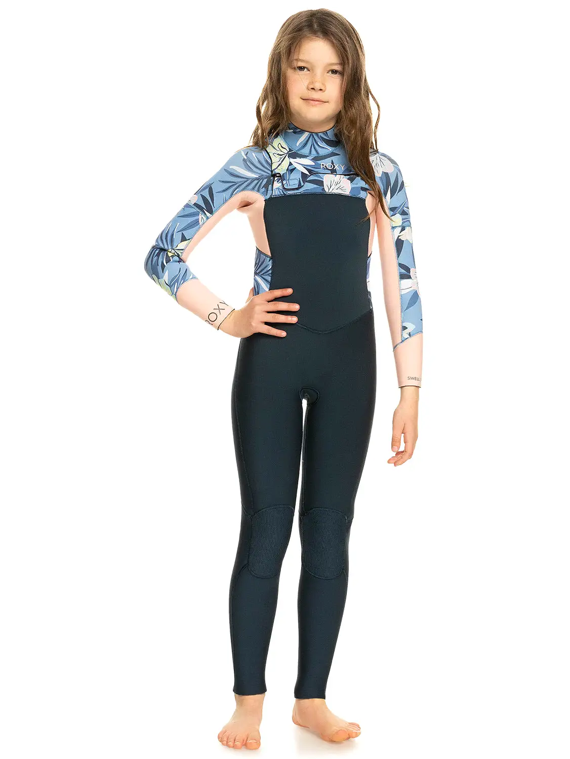 Roxy Girls 4/3mm Swell Series Front Zip Wetsuit