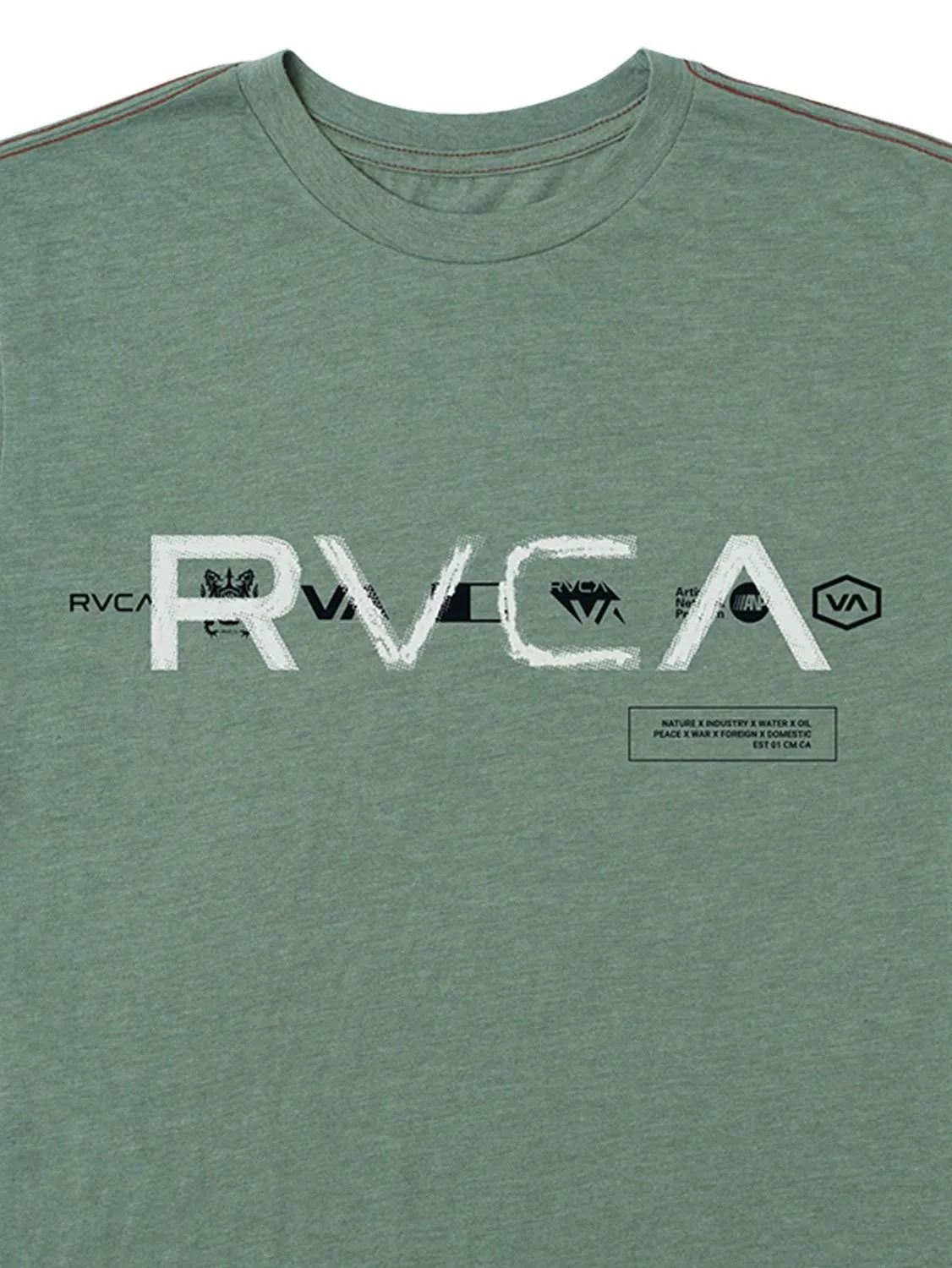 RVCA Men's Big All Brand T-Shirt