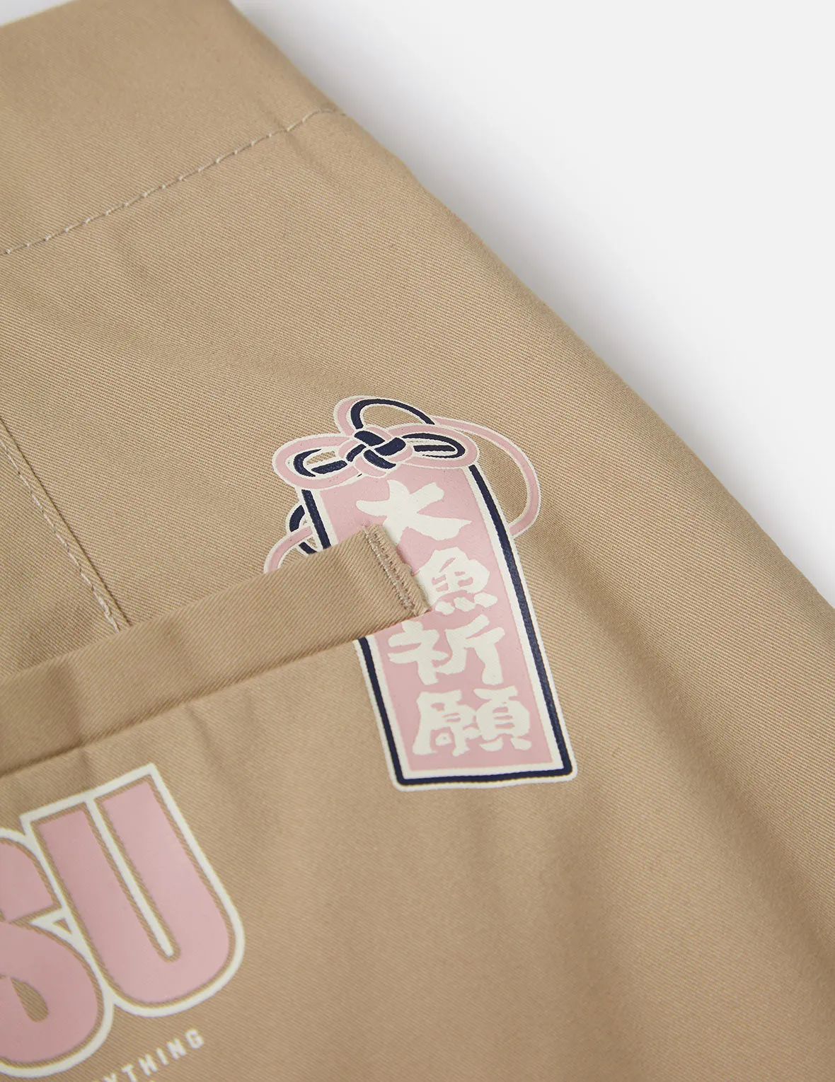 Seagull and Logo Taper Pants