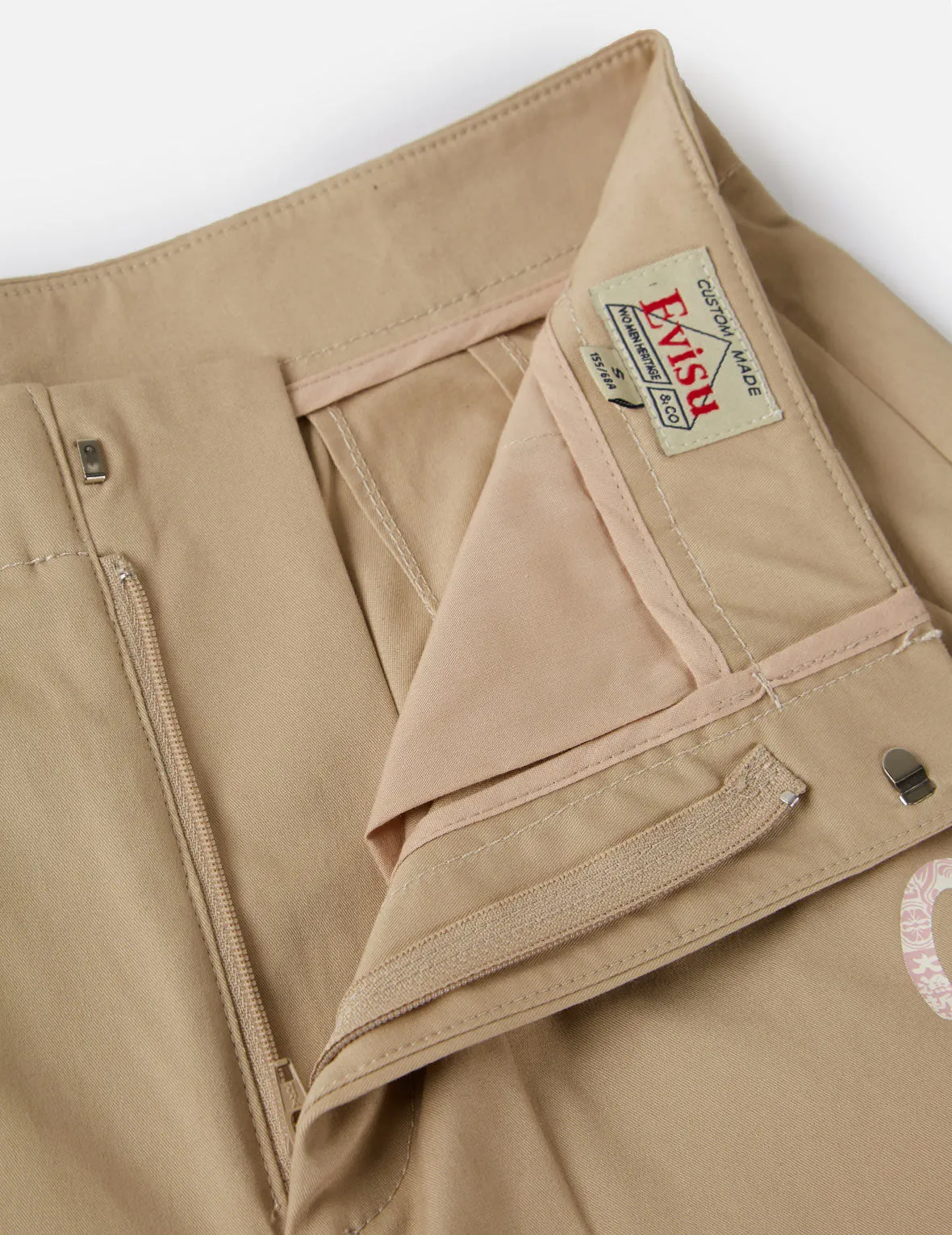 Seagull and Logo Taper Pants