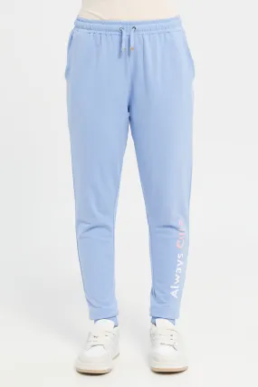 Senior Girls Blue Basic Pants