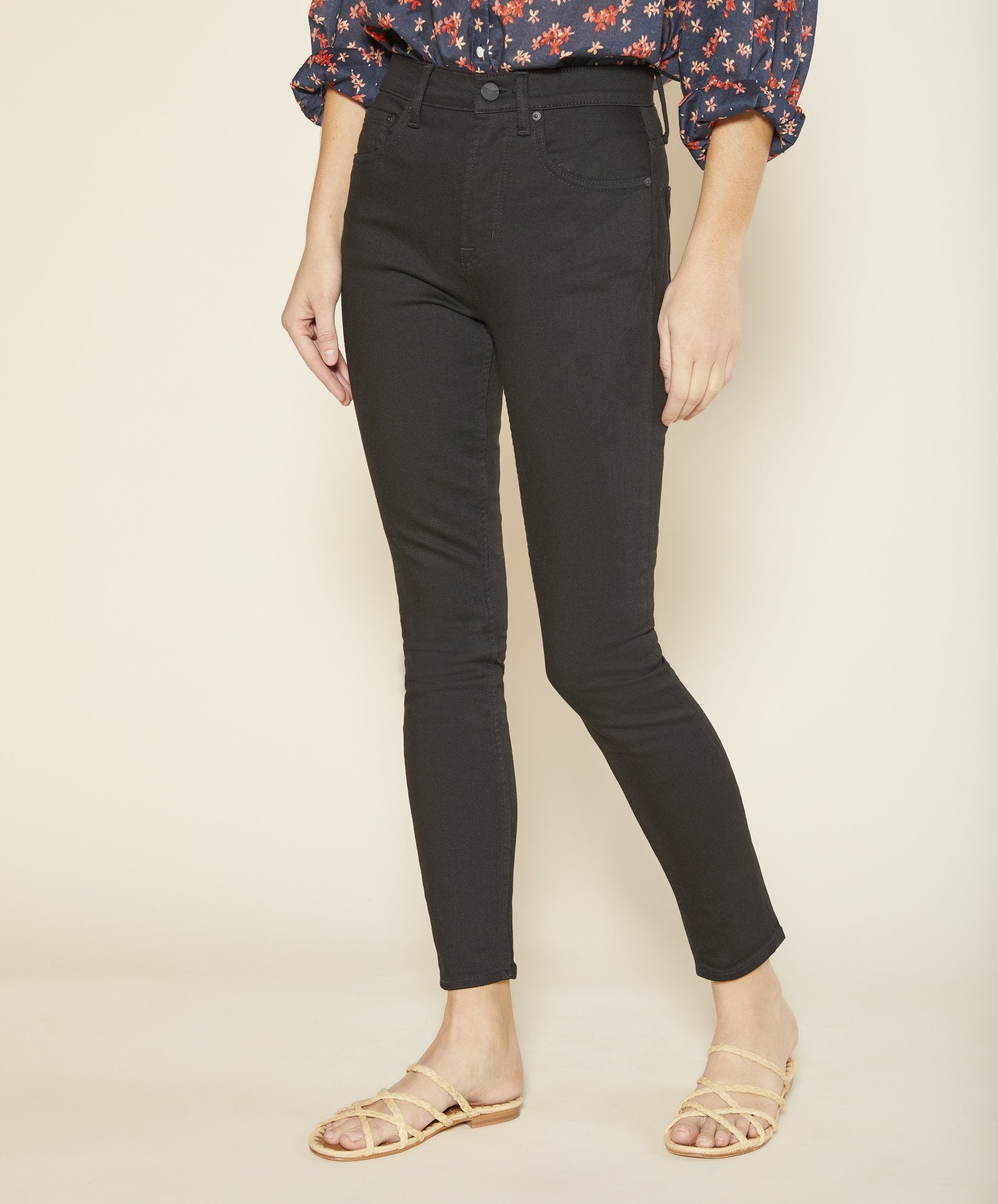 Strand High Rise Skinny Jeans