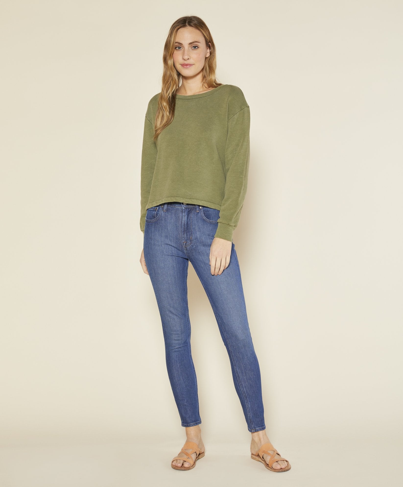 Strand High Rise Skinny Jeans