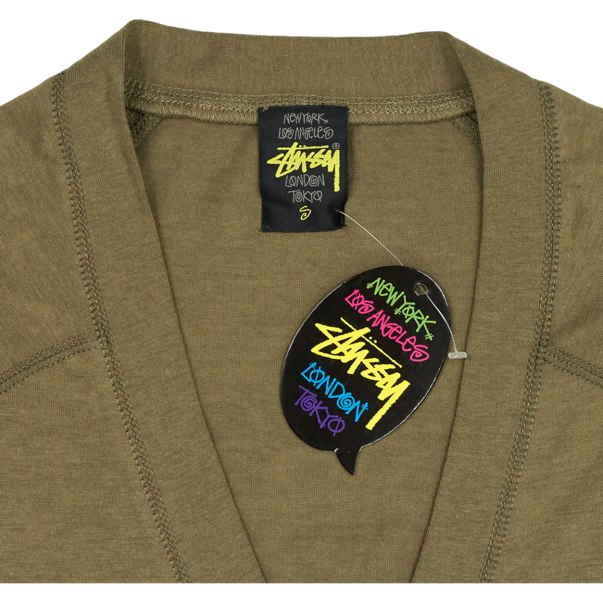 Stussy Khaki Cardigan