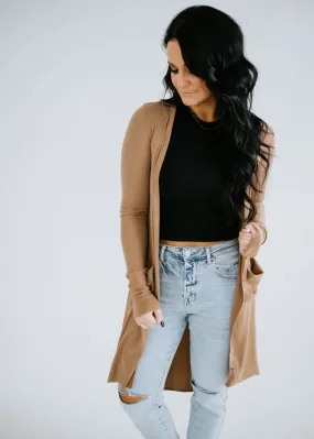 Style Forecast Ribbed Duster Cardigan