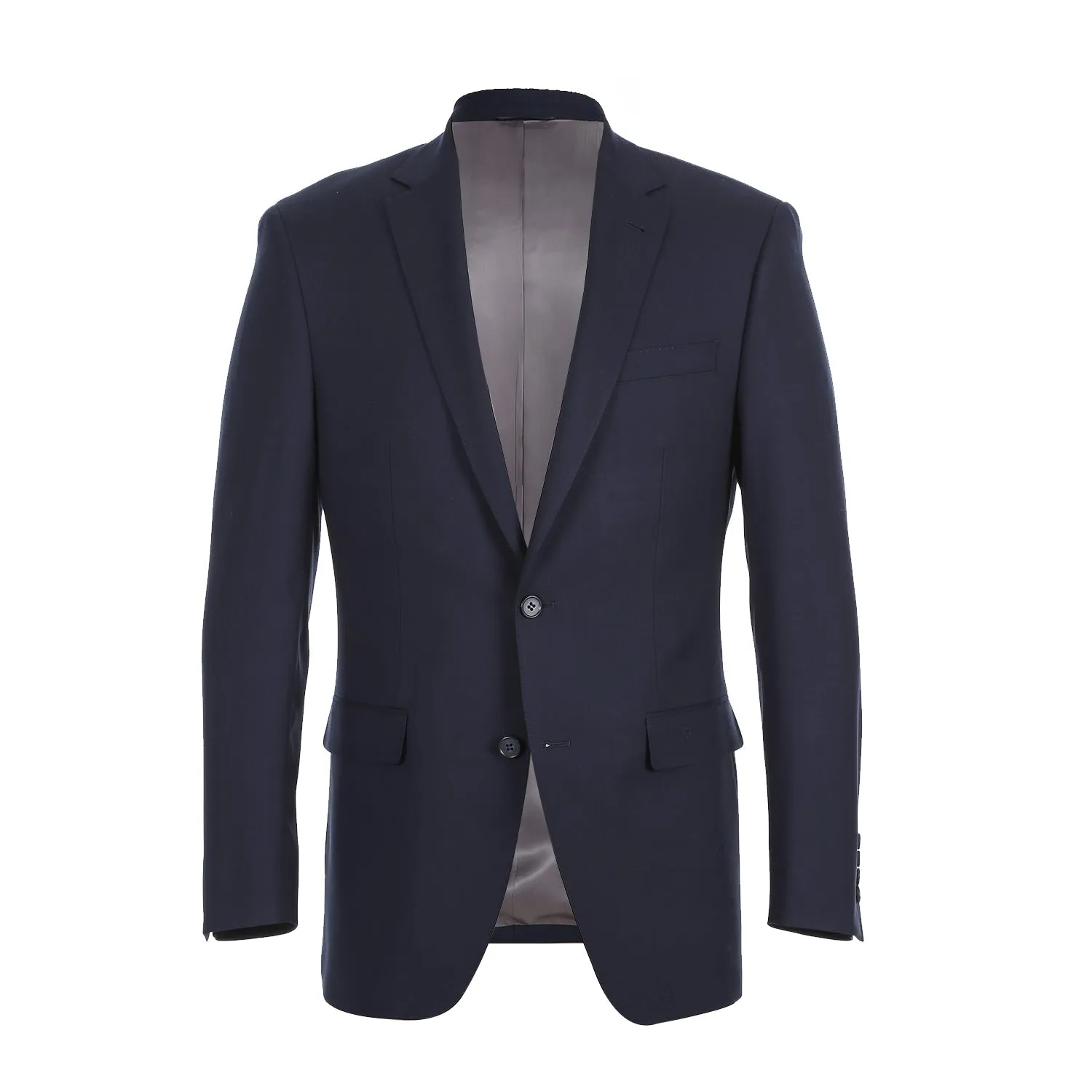 Super 150s Wool Stretch 2-Button Half-Canvas CLASSIC FIT Suit in Navy (Short, Regular, and Long Available) by Rivelino