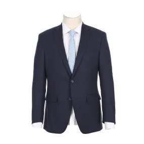 Super 150s Wool Stretch 2-Button Half-Canvas CLASSIC FIT Suit in Navy (Short, Regular, and Long Available) by Rivelino