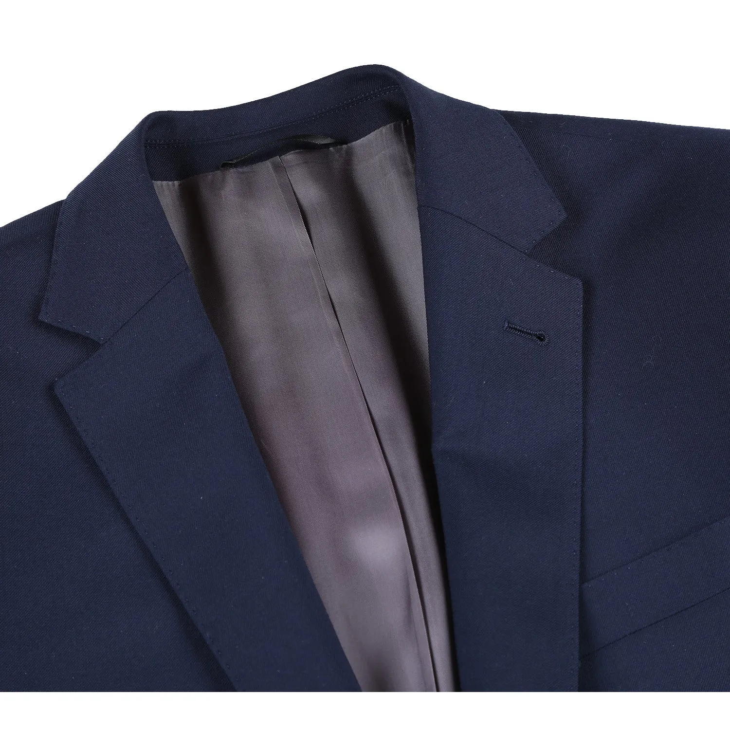 Super 150s Wool Stretch 2-Button Half-Canvas CLASSIC FIT Suit in Navy (Short, Regular, and Long Available) by Rivelino